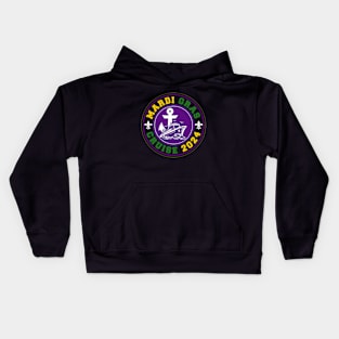 Mardi Gras Cruise 2024 Kids Hoodie